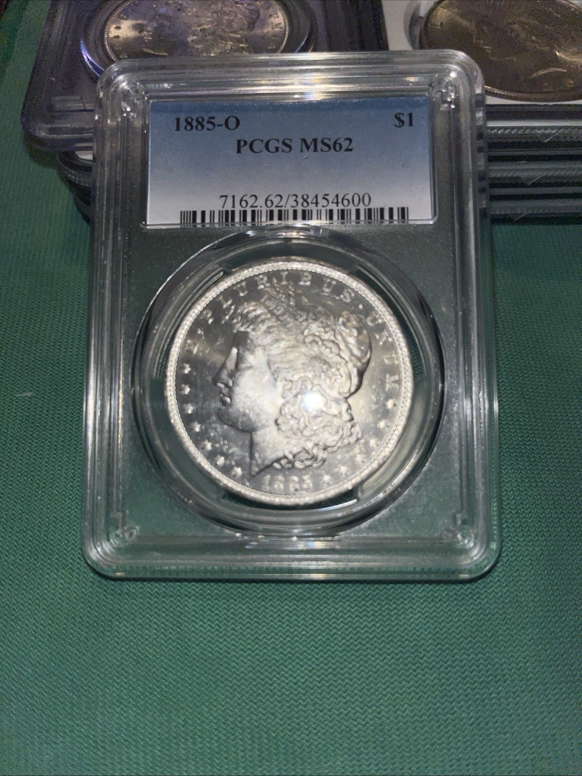 1885-O $1 Morgan Silver Dollar Ms 62 PCGS