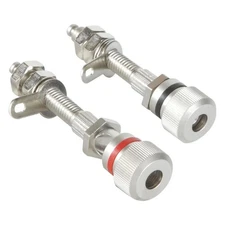 Dayton Audio BPA-38SN HD Binding Post Banana Jack Pair Satin Nickel