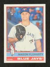 2025 Topps Heritage Rookies #509 - Mason Fluharty RC - Toronto Blue Jays