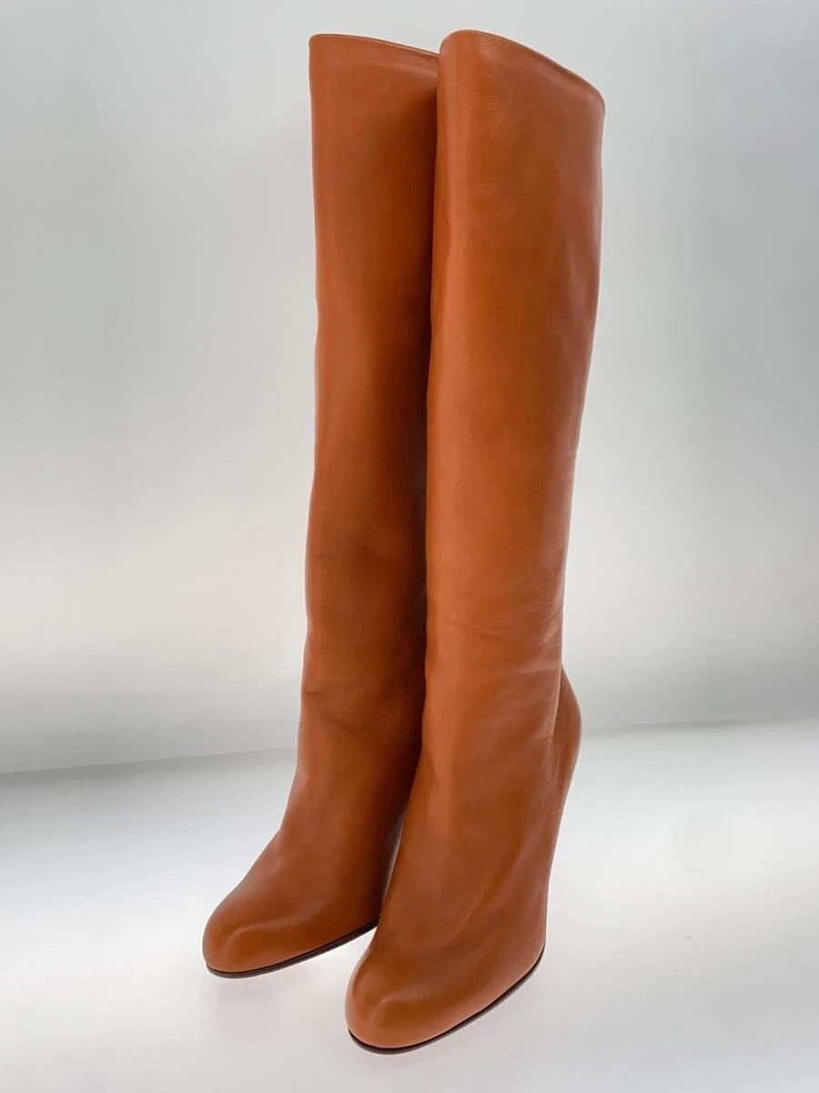 Christian Louboutin — Christian Louboutin Long Boots EU:35.5 US:5.5 Camel Brown Leather