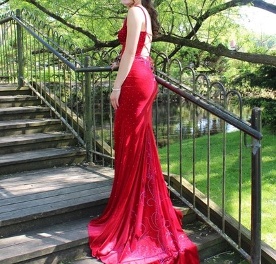 open lace back dress Johnathan Kayne main image 0