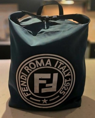 FENDI Roma Italy backpack In Navy 