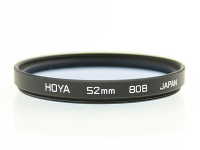 Hoya Farbfilter 80 B 80B Blau Blue 52mm 52 mm Filter