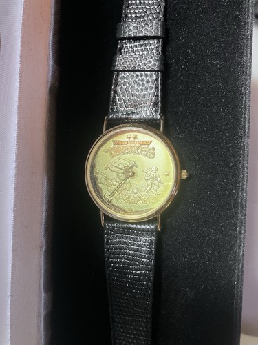 TMNT Rare 1989 Toy Fair Gold Plated Watch Limited Edition #252/1000 Complete! - Bild 3 von 8