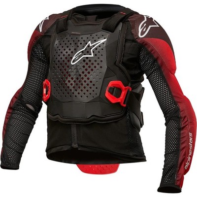 Alpinestars Kids Protektorjacke Bionic Tech Youth Schwarz/Weiß/Rot