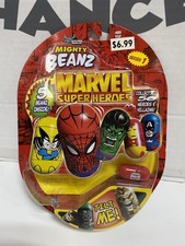 Moose's Mighty Beanz Marvel Super Heroes Series 1 5 Beanz Beans Spin Master 2003