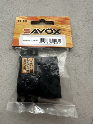 Savox SC-1256TG Coreless Digital Servo Torque Speed Plastic Case and Screws