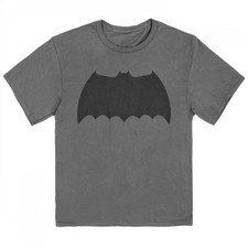 Batman Frank Miller Dark Knight Returns Logo Youth T-Shirt Grey