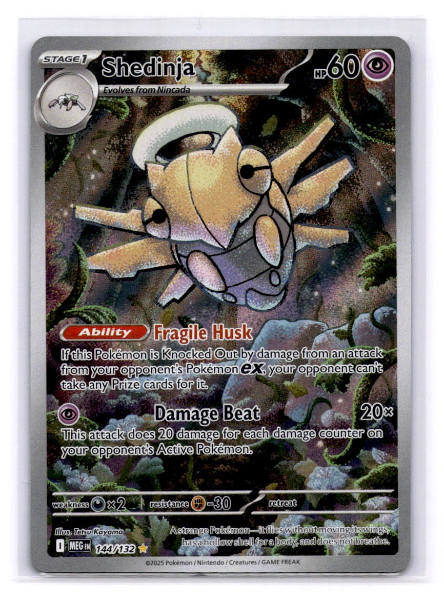 Shedinja Illustration Rare ME01: Mega Evolution 144/132 LP-NM