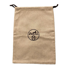 Hermes Dustbag Shoe Or Wallet Protection Drawstring Bag 9.5x13 Storage Gift