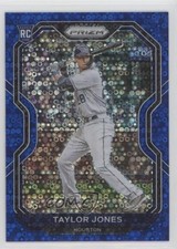 2021 Panini Prizm Tier II Blue Donut Circle Prizm 54/199 Taylor Jones #184 07qr