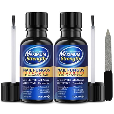 Toenail Fungus Treatment 25% Undecylenic Acid for Fungal Nails 1oz