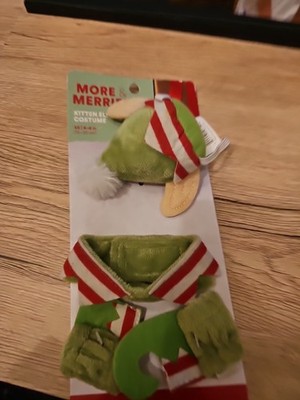 More & Merrier Size XS Cat Kitten Elf Christmas Costume