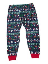 Hanna Andersson Holiday Long John Cotton Pajama Pant Gnome Sweet Gnome XXL