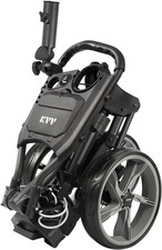 KVV 3 Wheel Foldable/Collapsible Golf Push Cart Ultra Lightweight Smallest Foldi
