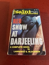 THE SAINT book RED SNOW AT DARJEELING VINTAGE USA 1959 35 Cents