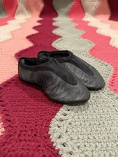 Bloch S0401L Toddler Size 11.5 Medium Black Super Jazz Shoe