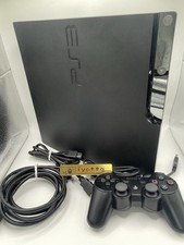 SONY PlayStation 3 PS3 CECH-2500B Black Console 320GB No-Box Tested Good