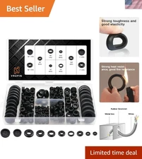 High-Quality Rubber Grommet Assortment: 10 Sizes for Versatile Wiring Solutions