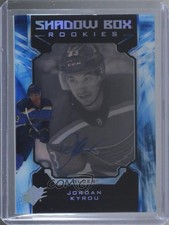 2018 SPx Shadow Box Rookies Photo Variant Silver Tier 1 Jordan Kyrou Auto a2k