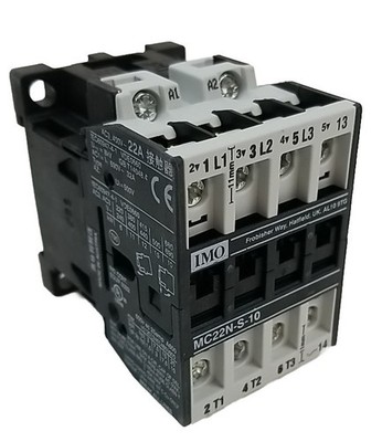 IMO MC22N-S-1024AC Contactor 3-Pole Normally Open 11kW 3-400V 22A AC3 24Vac NEW
