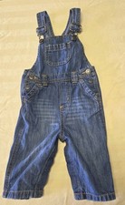 Old Navy Blue Denim Infant Overalls