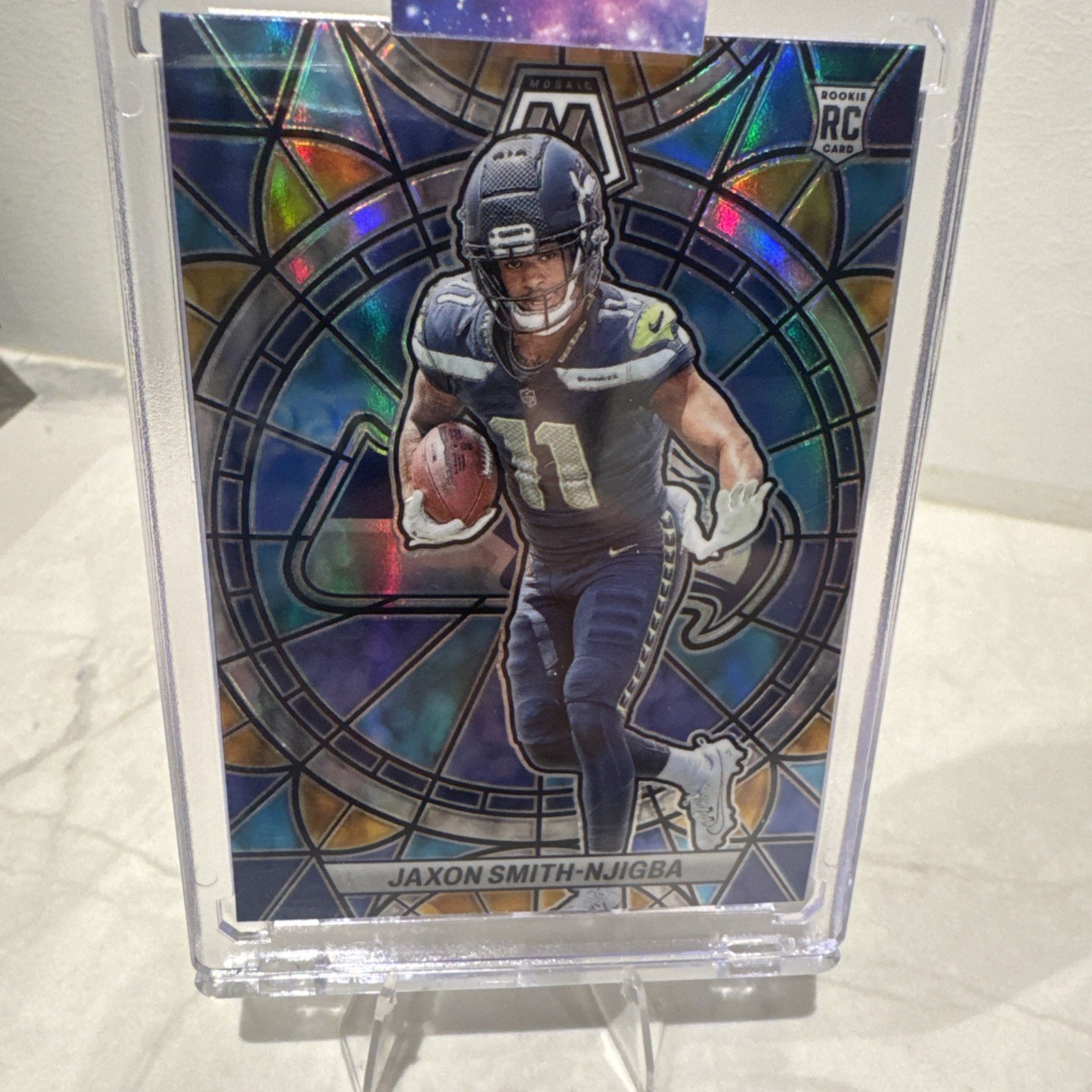 2023 Panini Mosaic - Stained Glass Jaxon Smith-Njigba #SG-28 (RC)