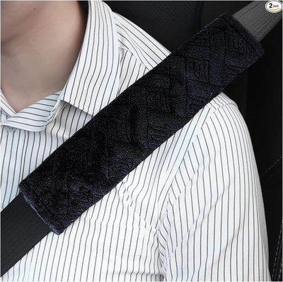 #ad #ad 2 PCS Car Seat Belt Pads Cover Soft Comfortable Safe Belt Should Color: Black $10.99