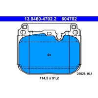 ATE 13.0460-4702.2 Bremsbelagsatz FüR BMW Mini X2 1 2 X1 Clubman Countryman F39