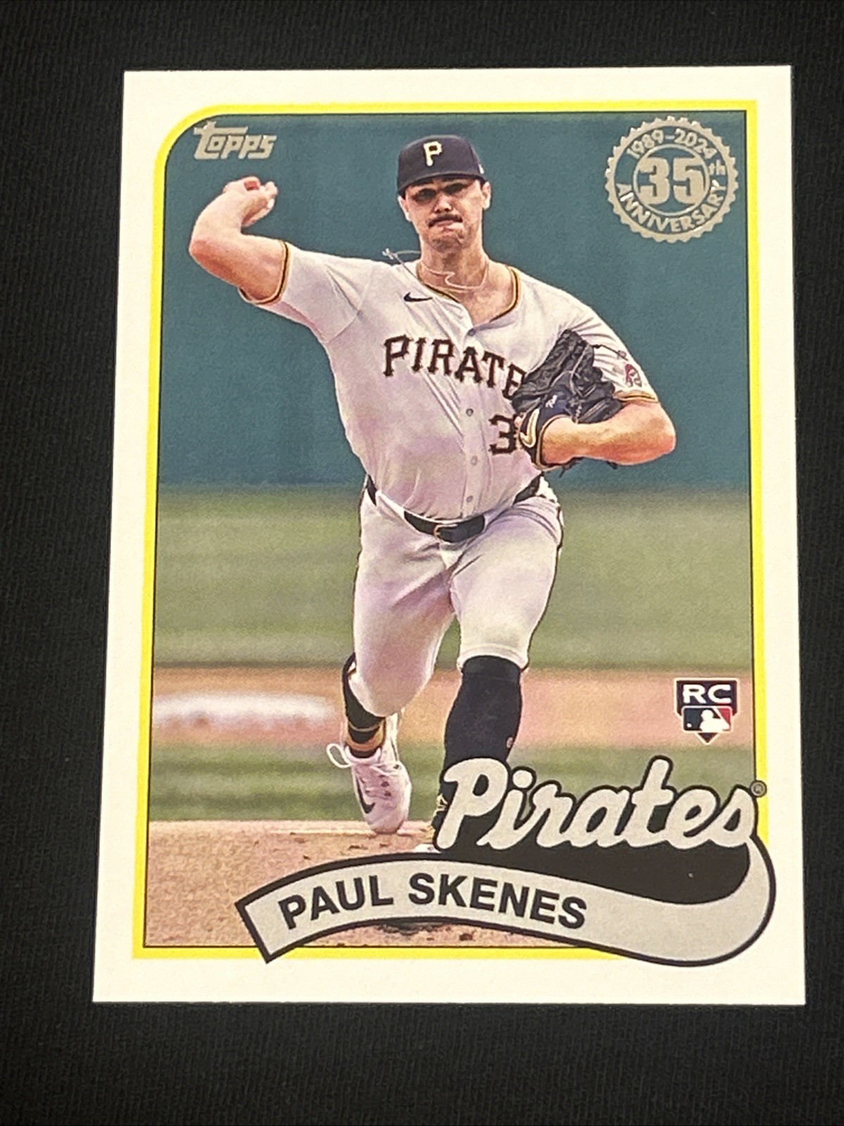2024 Topps Update 1989 35th Anniversary Paul Skenes RC Pittsburgh Pirates Rookie