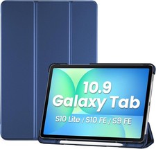 Slim Trifold Stand Case with S Pen Holder for 10.9" Galaxy Tab S10 Lite