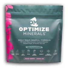 Optimize Minerals – Daily Multi-Mineral Formula | Mixed Berry Flavor 30 Servings