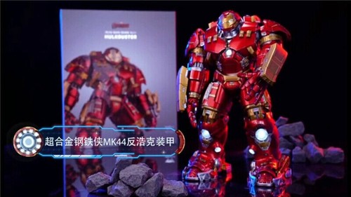 1/12 Iron Man MK44 Comicave CS Hulkbuster Metal Action Figure Light Model In Box - Picture 11 of 12