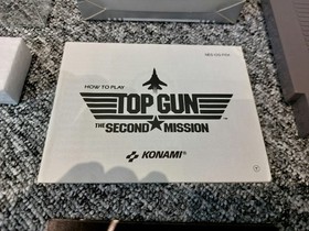 Top Gun The Second Mission Nintendo NES Complet Pal FRA Konami TBE