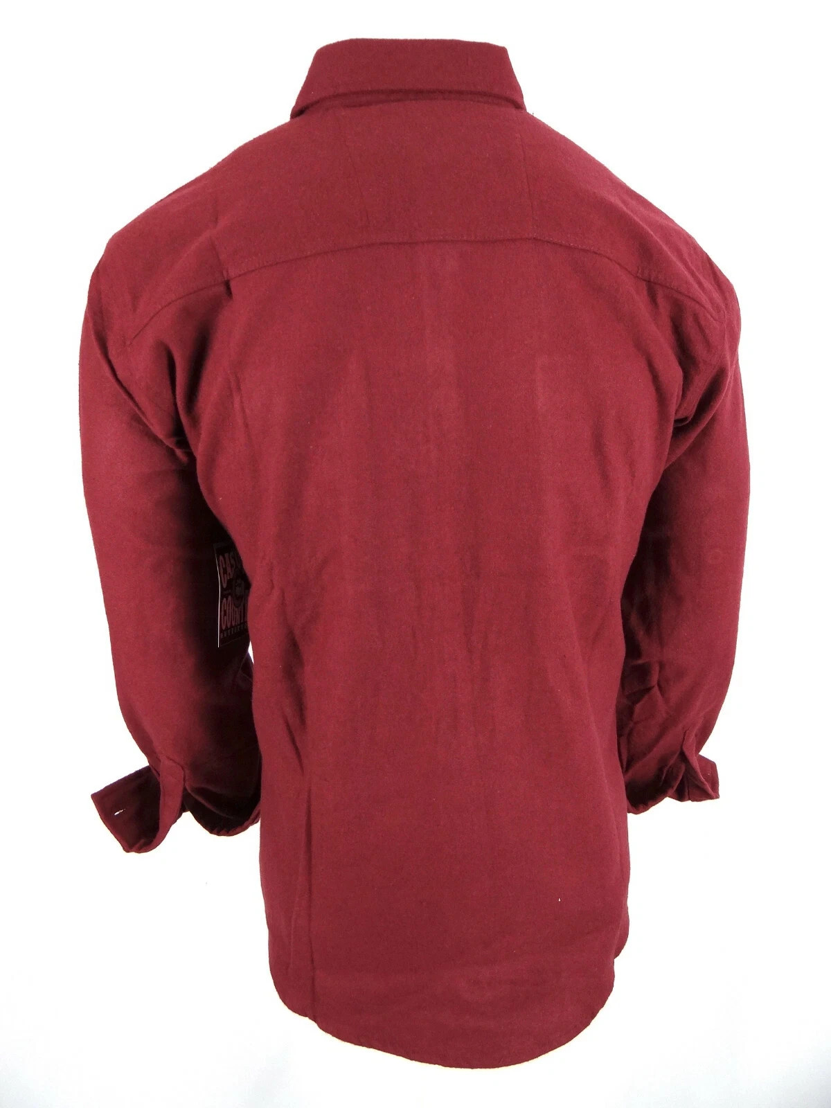 Chamois Shirt Mens Flannel Thick Rugged Work Stretch Button Pocket True Fit