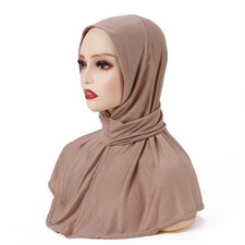 Muslim Women Full Cover Hijab Turban Scarf Wrap One Piece Amira Shawl Headscarf