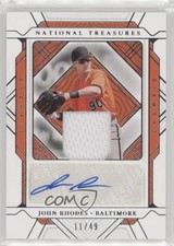 2022 Panini National Treasures Diamond Single 11/49 John Rhodes #DA-JR Auto z2c