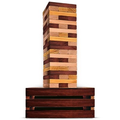 SWOOC Games - Reclaimed Giant Tower Game (Weather Resistant) 60 Blocks + Stor...