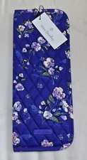 VERA BRADLEY Curling iron or flat iron travel cover in Wild Roses Purple - NWT
