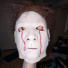 Spirit Michael Myers Halloween II Full Latex Mask w/ Brown Hair, One Size