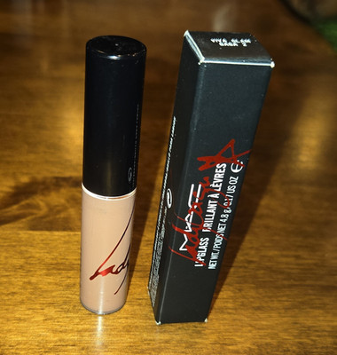 M·A·C Lipglass Lip Gloss Viva Glam Gaga 2 Shade, lipglass, 0.17 US oz 