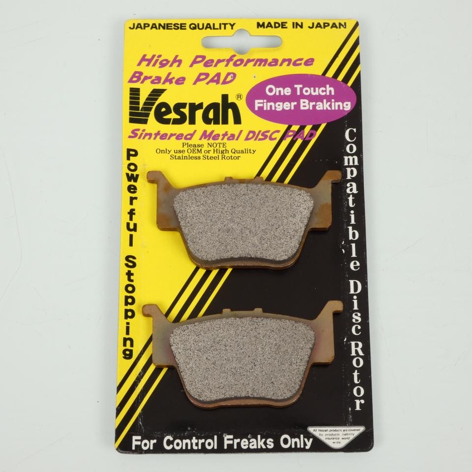 Plaquette de frein Vesrah pour Quad Honda 450 Trx R Er 2006 2007 2008 AR