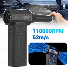 Turbo Blower Jet Fan Violent Turbofan Brushless Motor Rechargeable 110000RPM