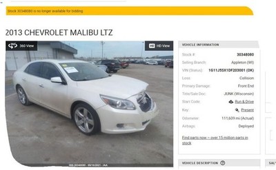 Turbo/Supercharger 2.0L Fits 13-22 MALIBU 3607196