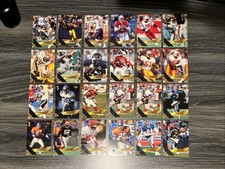 1993 Wild Card 5 Stripe - LOT of 24 - 23 Different Players - CLEAN
