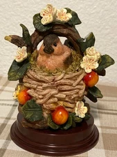 Vintage K’s Collection : Mama Bird in Nest Figurine