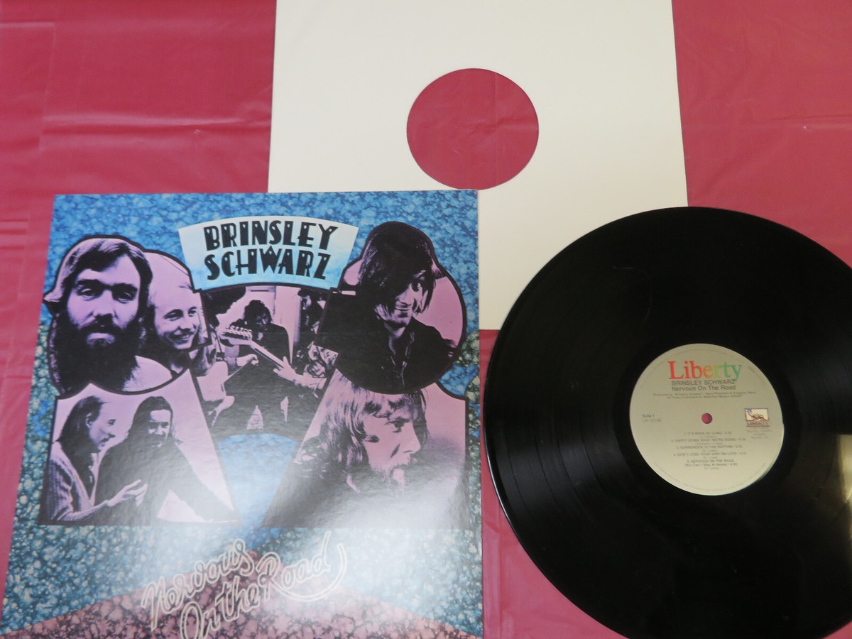 Nervous on the Road--Brinsley Schwarz--Record LP Vinyl--1972