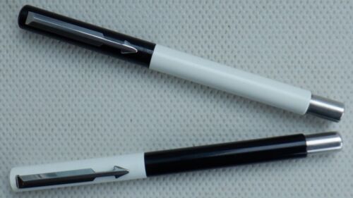 PARKER Vector Black Fountain & White Ballpoint Pens + Ink Cartridges Stationery - Picture 4 of 23