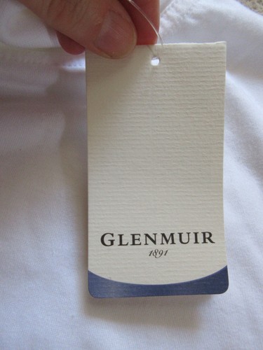 Glenmuir weißer Langarm Golf Polokragen Baumwolljersey Pullover M, neu - Bild 6 von 14