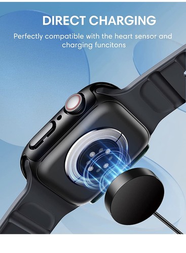 LK 2 Pack Screen Protector Compatible with Apple Watch Series 7 41mm 2pack Hard - Picture 6 of 6